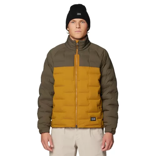 Mountain Hardwear M Stretchdown™ Big Baffle Jacket GELB