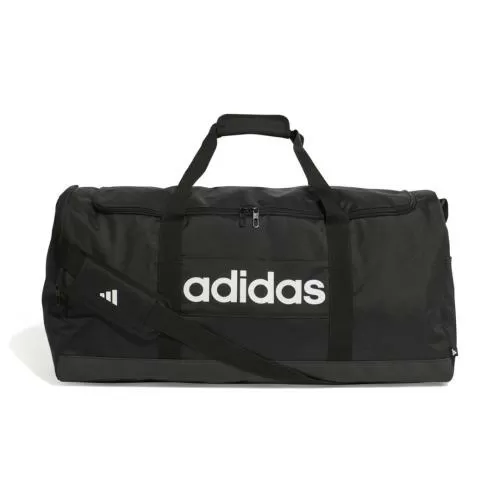 ADIDAS LINEAR DUFFEL L NS - BLACK/BLACK/WHITE