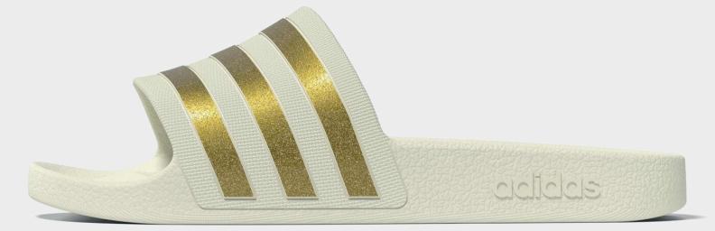 Preview: ADIDAS ADILETTE AQUA - OWHITE/GOLDMT/GOLDMT