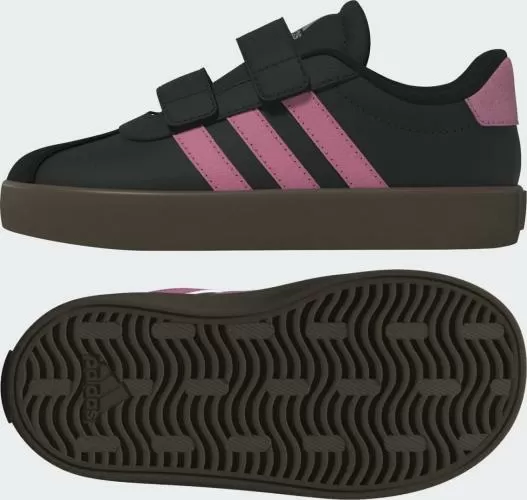 ADIDAS VL COURT 3.0 CF I - CBLACK/PNKFUS/GUM5