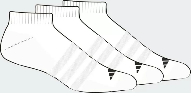 ADIDAS C ESS LOW 3P - WHITE/WHITE/BLACK