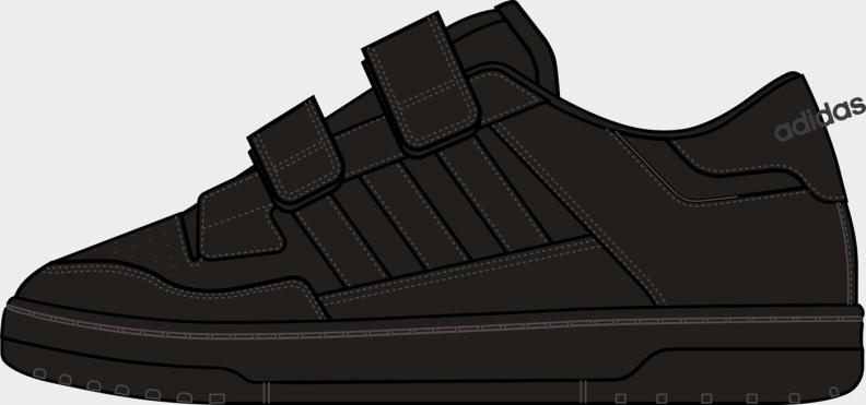 Preview: ADIDAS RAPID COURT CF C - CBLACK/CBLACK/CARBON