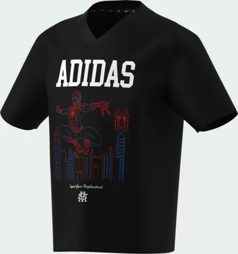 ADIDAS LK MRVL SM T - BLACK/WHITE