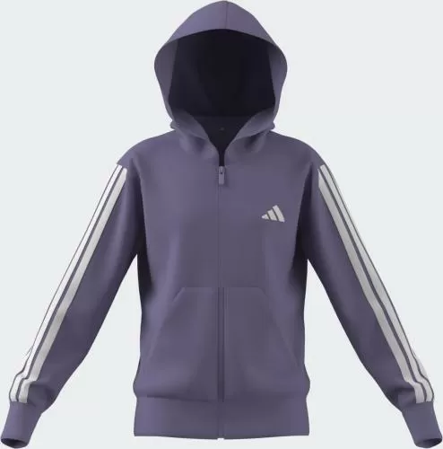 ADIDAS JG 3S FZ HD 280 - MAGLIL/WHITE