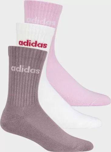 ADIDAS C LIN CREW 3P - MAGMAU/WHITE/CLPINK