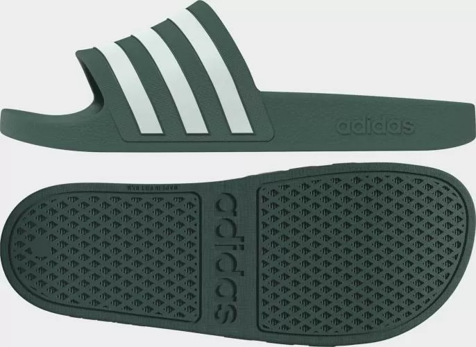 ADIDAS ADILETTE AQUA - CGREEN/FTWWHT/CGREEN