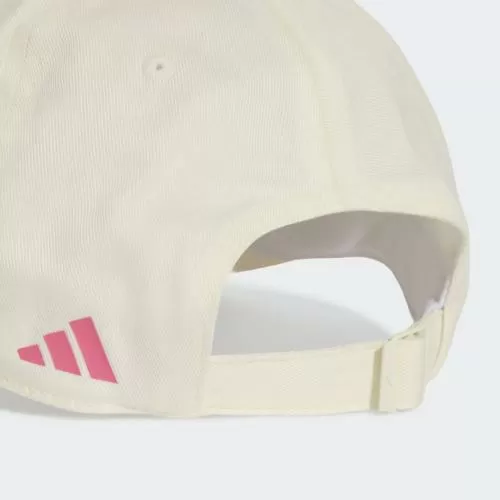 ADIDAS LINEAR EMB CAP - OWHITE/PNKFUS