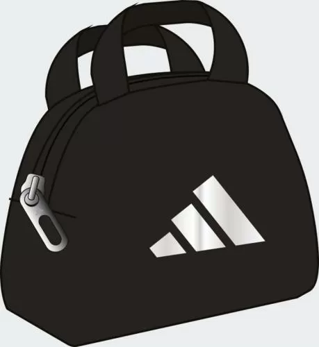 ADIDAS MINI CHARM BAG NS - BLACK/SILVMT