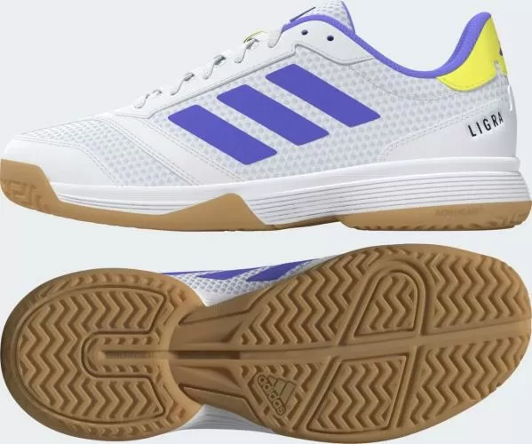 ADIDAS Ligra 8 K - FTWWHT/SOLPUR/SOLLEM