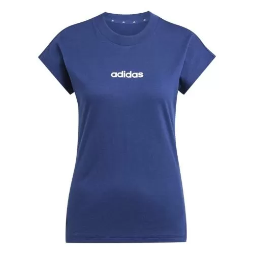 ADIDAS W LIN SJ T - DKBLUE/WHITE