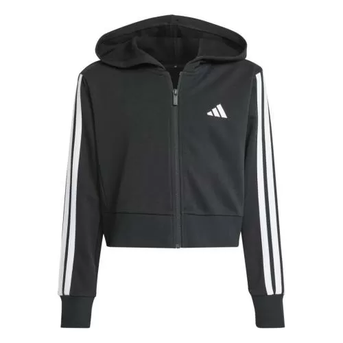 ADIDAS JG 3S FT FZ CRO - BLACK/WHITE