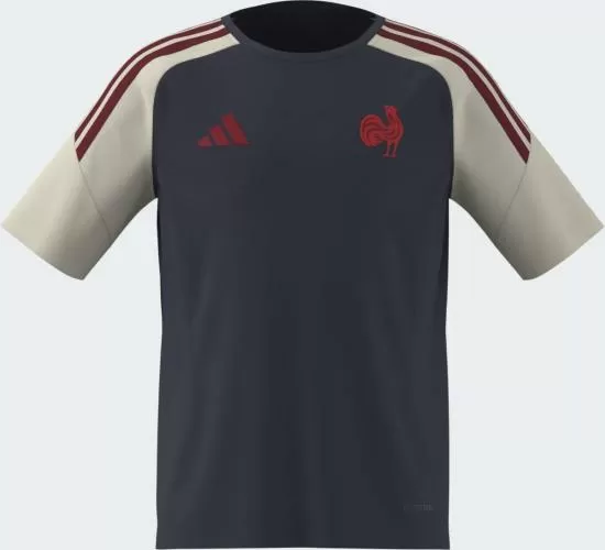 ADIDAS FFR PERF TEE Y - SHANAV/CREWHT