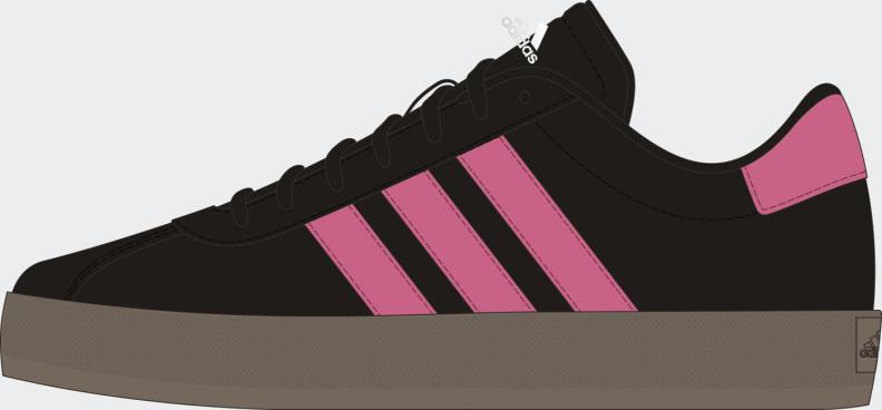 Preview: ADIDAS VL COURT 3.0 K - CBLACK/PNKFUS/GUM5