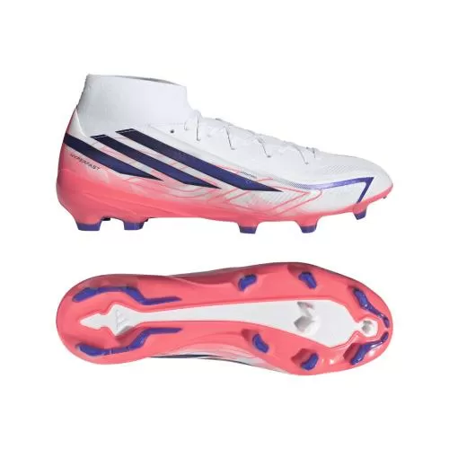 ADIDAS F50 HYPERFAST LEAGUE MID FG - FTWWHT/SOLPUR/SOLTUR