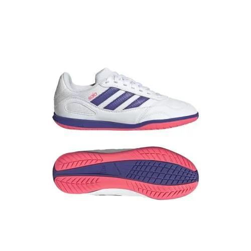 ADIDAS SUPER SALA III J - FTWWHT/PURPUR/SOLTUR