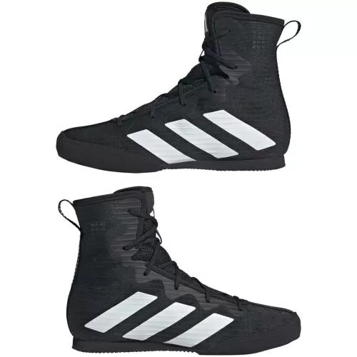 ADIDAS BOX HOG 4 K - CBLACK/FTWWHT/CBLACK
