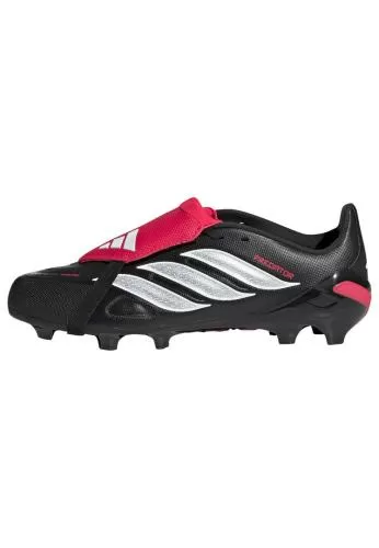 ADIDAS PREDATOR LEAGUE FT FG J - CBLACK/FTWWHT/LUCRED