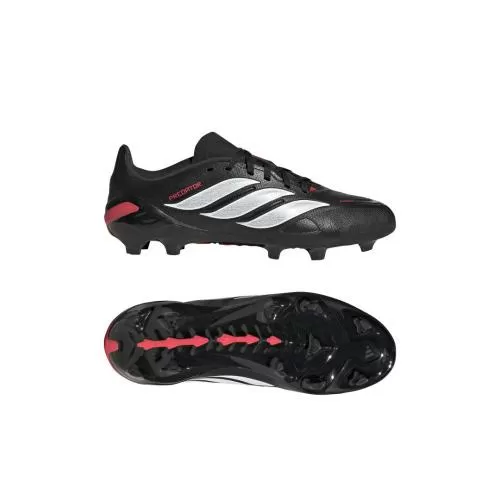 ADIDAS PREDATOR LEAGUE FG J - CBLACK/FTWWHT/LUCRED