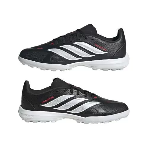 ADIDAS PREDATOR LEAGUE TF J - CBLACK/FTWWHT/LUCRED