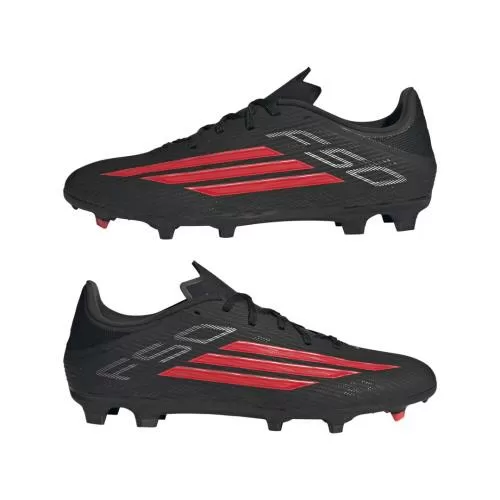 ADIDAS F50 LEAGUE FG/MG - CBLACK/LUCRED/CBLACK