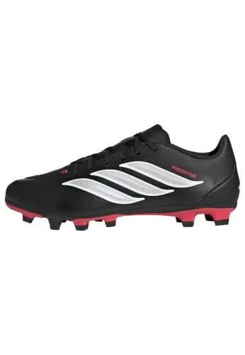 ADIDAS PREDATOR CLUB FG/MG - CBLACK/FTWWHT/LUCRED