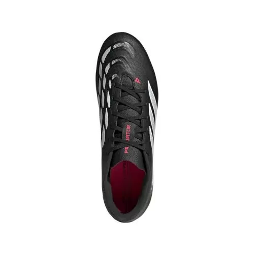 ADIDAS PREDATOR CLUB FG/MG - CBLACK/FTWWHT/LUCRED