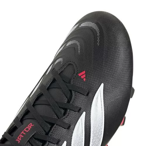 ADIDAS PREDATOR CLUB FG/MG - CBLACK/FTWWHT/LUCRED