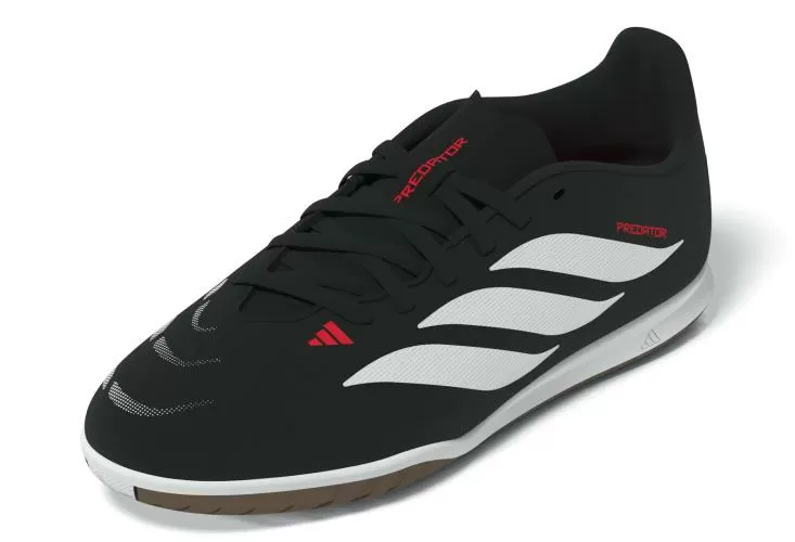 ADIDAS PREDATOR CLUB IN SALA J - CBLACK/FTWWHT/LUCRED