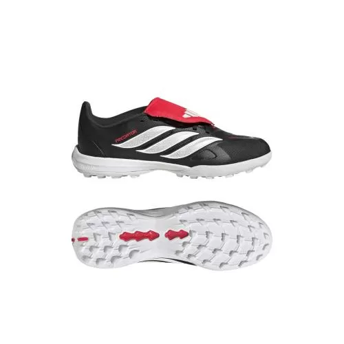 ADIDAS PREDATOR LEAGUE FT TF J - CBLACK/FTWWHT/LUCRED