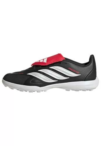 ADIDAS PREDATOR LEAGUE FT TF J - CBLACK/FTWWHT/LUCRED