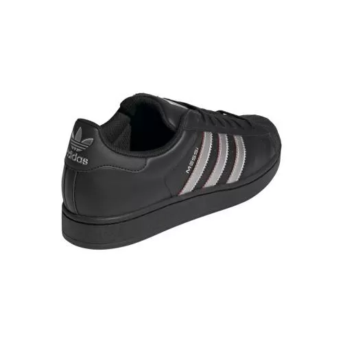 ADIDAS SUPERSTAR MESSI - CBLACK/SILVMT/PURRUB