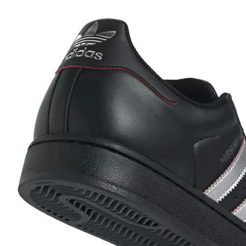 ADIDAS SUPERSTAR MESSI - CBLACK/SILVMT/PURRUB