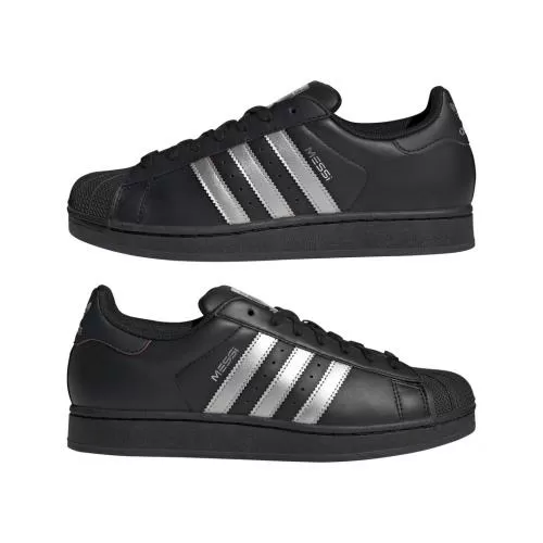 ADIDAS SUPERSTAR MESSI - CBLACK/SILVMT/PURRUB