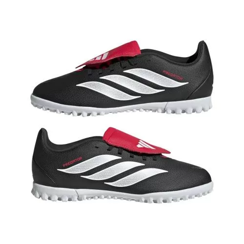ADIDAS PREDATOR CLUB FT TF J - CBLACK/FTWWHT/LUCRED