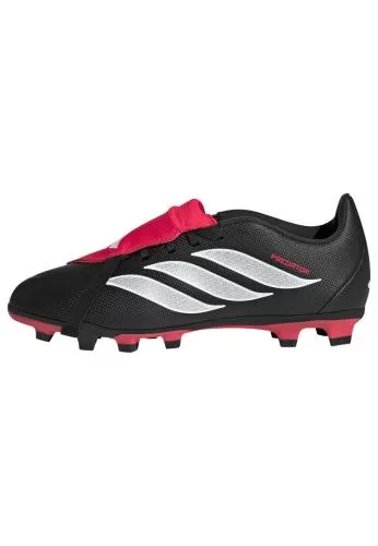 ADIDAS PREDATOR CLUB FT FG/MG J - CBLACK/FTWWHT/LUCRED