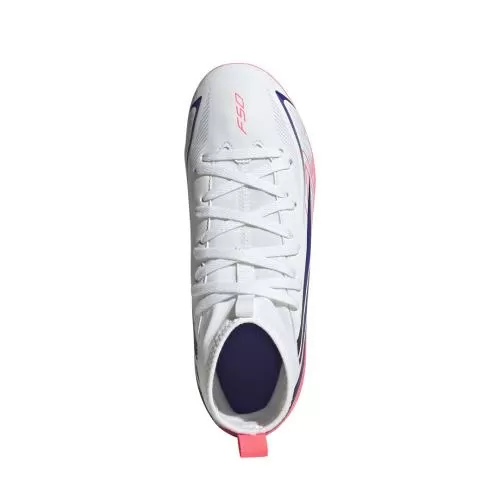 ADIDAS F50 HYPERFAST CLUB MID FG/MG J - FTWWHT/SOLPUR/SOLTUR
