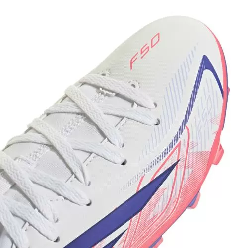 ADIDAS F50 HYPERFAST CLUB MID FG/MG J - FTWWHT/SOLPUR/SOLTUR