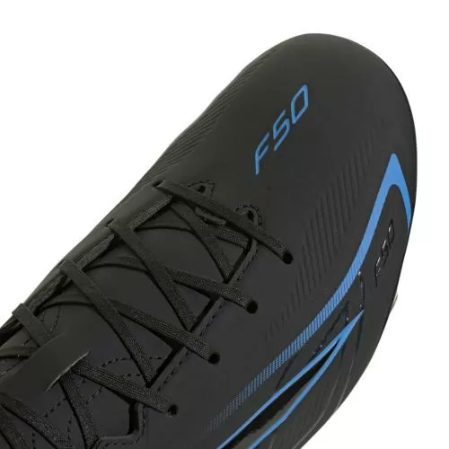 ADIDAS F50 HYPERFAST CLUB FG/MG - CBLACK/CBLACK/LURABL