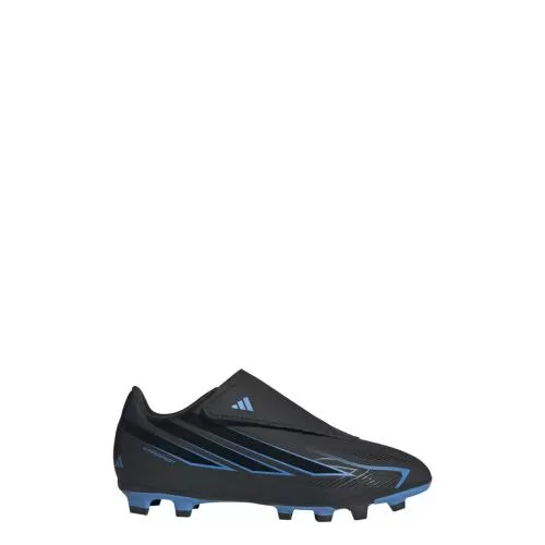 ADIDAS F50 HYPERFAST CLUB VEL FG/MG J - CBLACK/CBLACK/LURABL