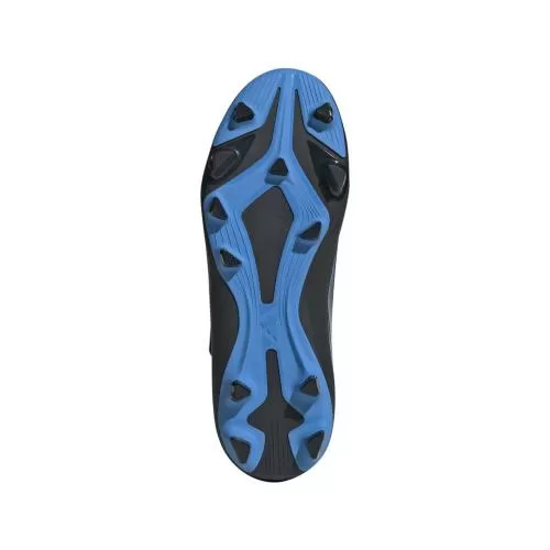 ADIDAS F50 HYPERFAST CLUB VEL FG/MG J - CBLACK/CBLACK/LURABL