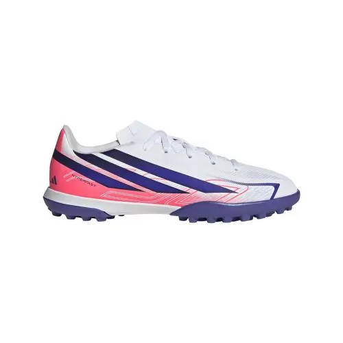 ADIDAS F50 HYPERFAST CLUB TF J - FTWWHT/SOLPUR/SOLTUR