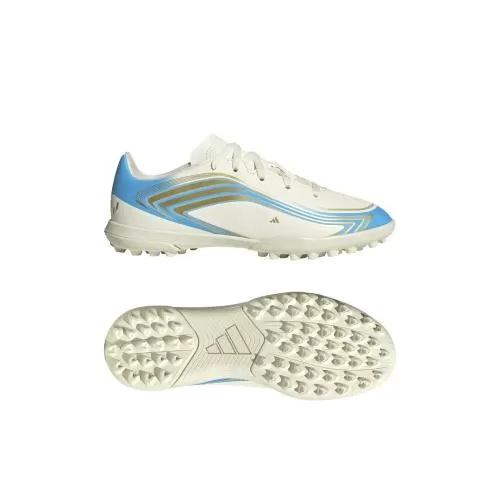 ADIDAS F50 MESSI CLUB TF J - IVORY/SEBLBU/ICEBLU