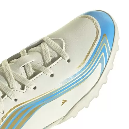 ADIDAS F50 MESSI CLUB TF J - IVORY/SEBLBU/ICEBLU