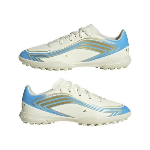 ADIDAS F50 MESSI CLUB TF J - IVORY/SEBLBU/ICEBLU