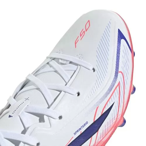 ADIDAS F50 HYPERFAST LEAGUE AG J - FTWWHT/SOLPUR/SOLTUR