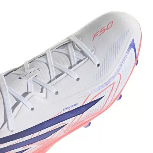 ADIDAS F50 HYPERFAST LEAGUE FG J - FTWWHT/SOLPUR/SOLTUR