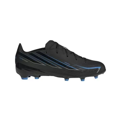 ADIDAS F50 HYPERFAST LEAGUE FG J - CBLACK/CBLACK/LURABL