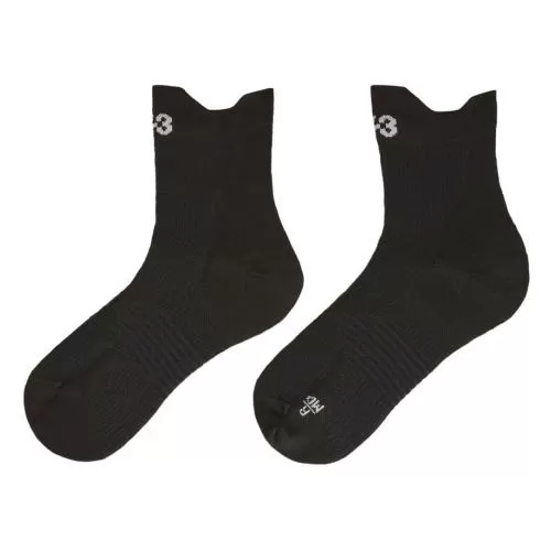 ADIDAS Y-3 RUN SOCK - BLACK/BLACK