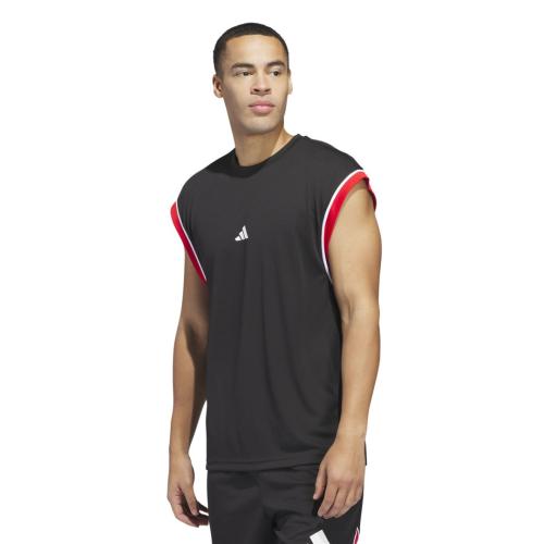 Preview: ADIDAS BOS TANK - BLACK/REDSLD
