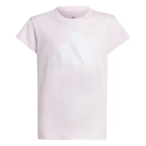 ADIDAS JG BL TEE 160 - CLPINK/WHITE